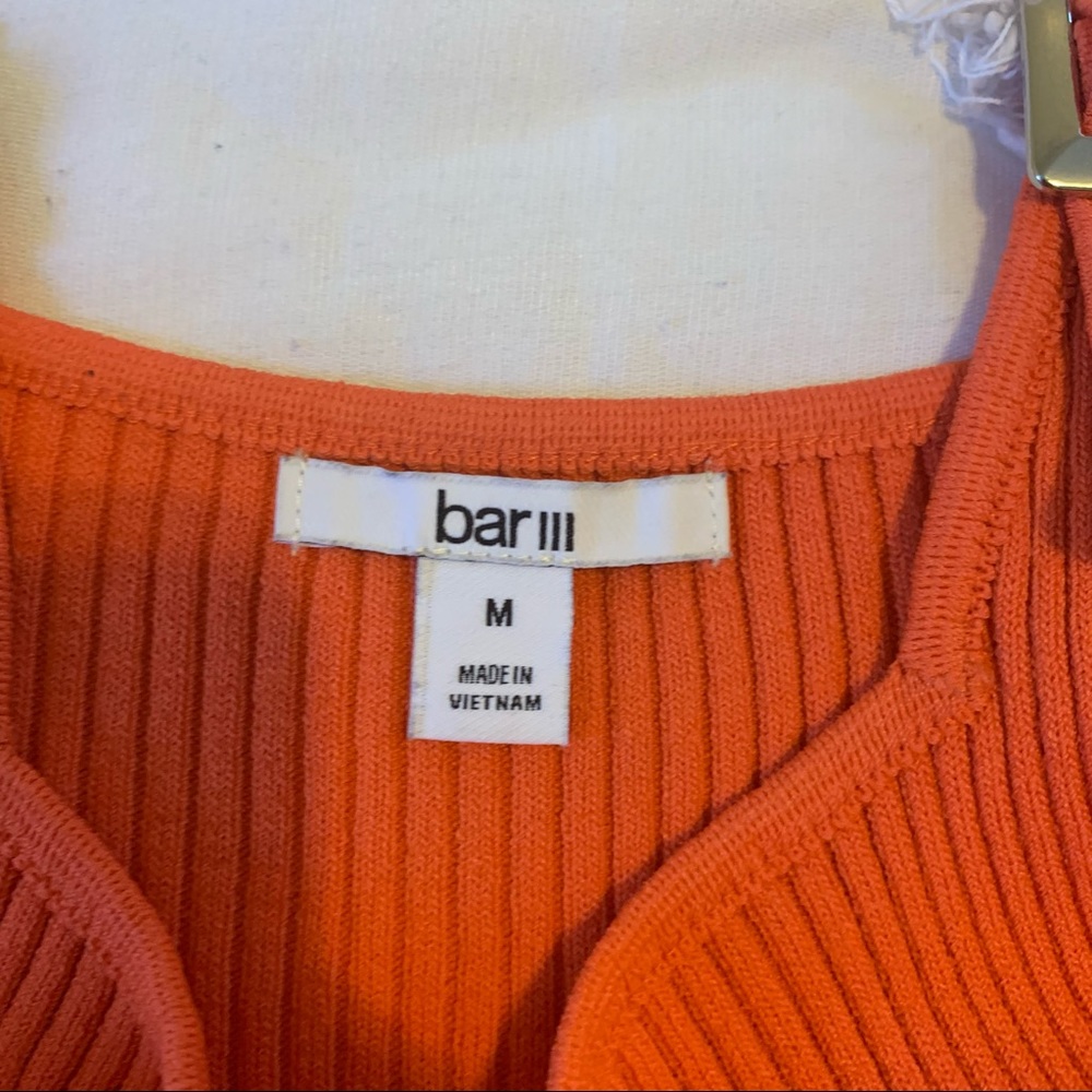 Orange Ribbed Tank - Picture 5 of 5